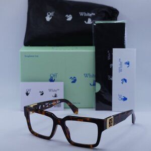 Off-White OERJ015 STYLE 15 6000 Square Eyeglasses 54mm – Havana